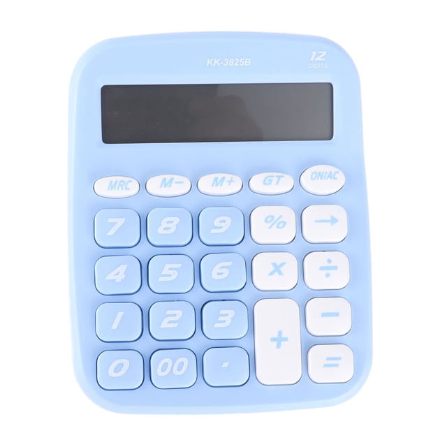 Calculadora De Escritorio, Calculadora Electrónica Con Batería Con Pantalla LCD Grande Y Botón Grande, Calculadora Básica De 12 Dígitos Calculadora De Contabilidad De