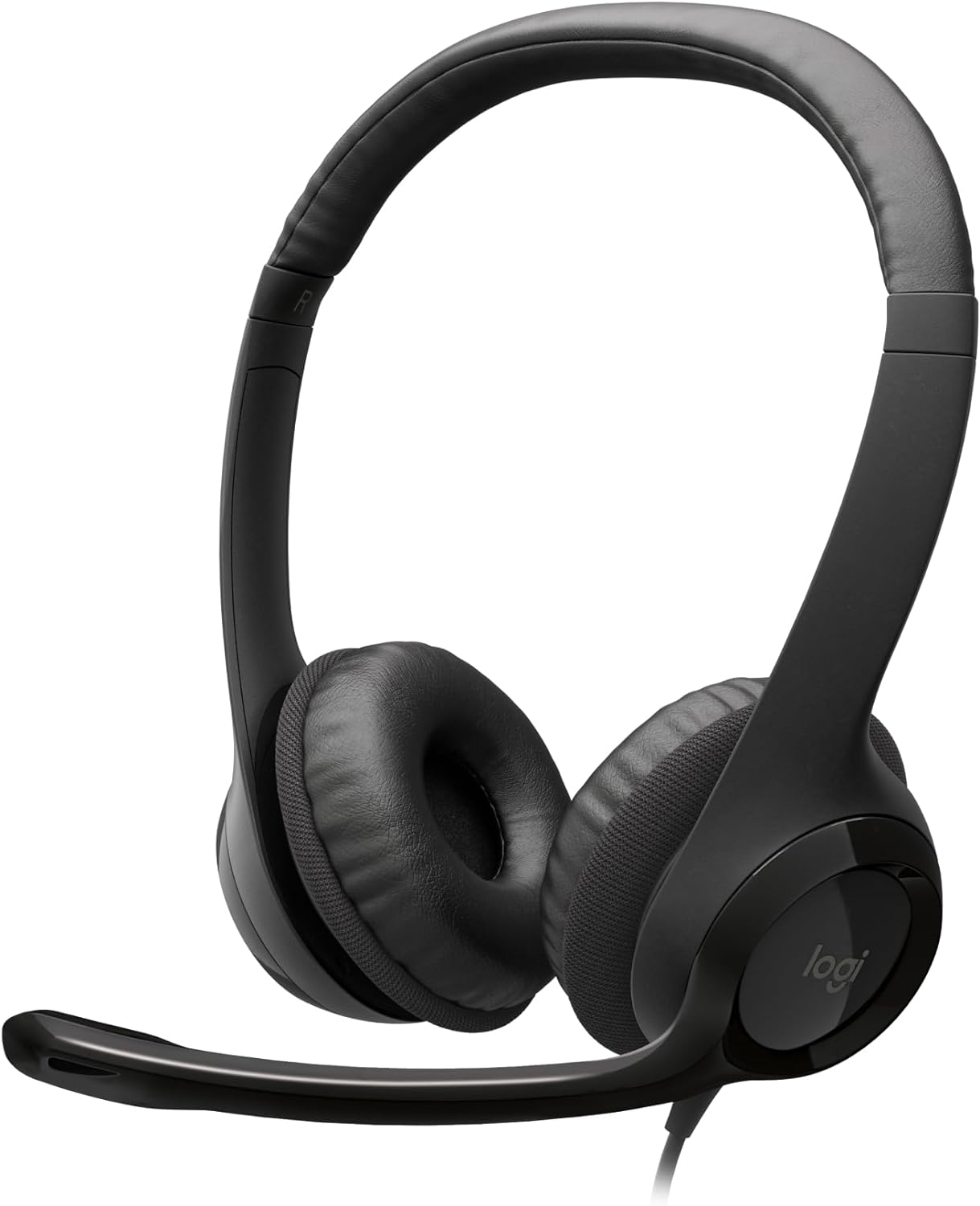 Logitech H390 Wired Stereo Headset with Noise-Canceling Mic, USB