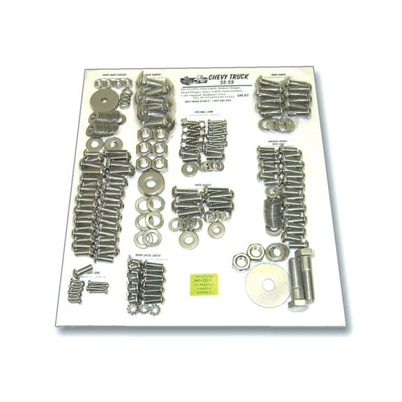Brothers Trucks CCBKHEX-66 Cab Bolt Kit - Stainless Steel Hex Head
