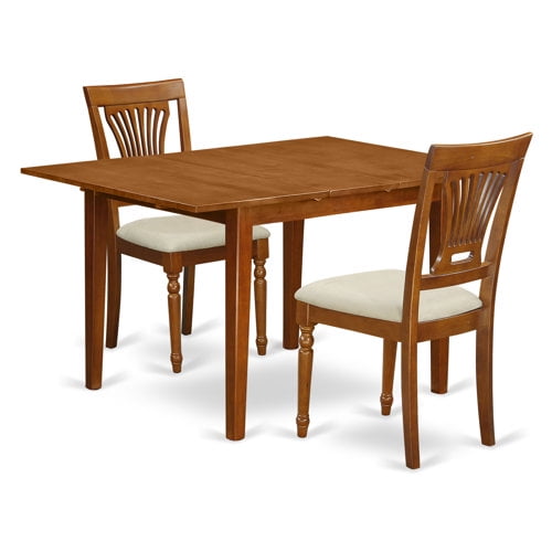 East West Furniture Milan 3 Piece Dining Set