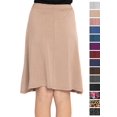thumbnail image 2 of Stretch Is Comfort Girl's Knee Length A-Line Skirt Beige Medium, 2 of 7
