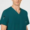 thumbnail image 5 of Wink W123 Men's V-Neck Scrub Top, Caribbean Blue, XS Womens, 5 of 6