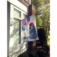 thumbnail image 3 of Poodle Totally Chic Flag Canvas House Size, 3 of 4