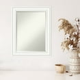 thumbnail image 2 of Amanti Art Craftsman White Beveled Wood Wall Mirror 29 x 23 in., 2 of 5