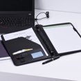 thumbnail image 4 of Portafolio de negocios Padfolio Folder Document Case Organizador A4 PU, 4 of 8