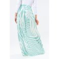 thumbnail image 2 of Hype - Falda Midi Cebra para Mujer (Menta, Blanco), 2 of 3