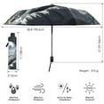 thumbnail image 3 of FORMRS Travel Umbrella Folding Auto Open Close Windproof Rain UV Protection, Astronaut with Beer, 3 of 8