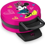 Disney Minnie Mouse Waffle Maker, Pink 7"