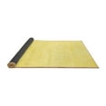 thumbnail image 2 of Ahgly Company Indoor Rectangle Solid Yellow Modern Area Rugs, 8' x 12', 2 of 4