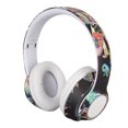 thumbnail image 1 of Auriculares para juegos ANGGREK Graffiti estéreo HiFi con luz RGB micrófono incorporado almohadillas suaves, 1 of 8