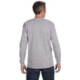 thumbnail image 2 of Gildan Heavy Cotton 5.3 oz. Long-Sleeve Men T-Shirt Sport Grey 3X-Large, 2 of 3