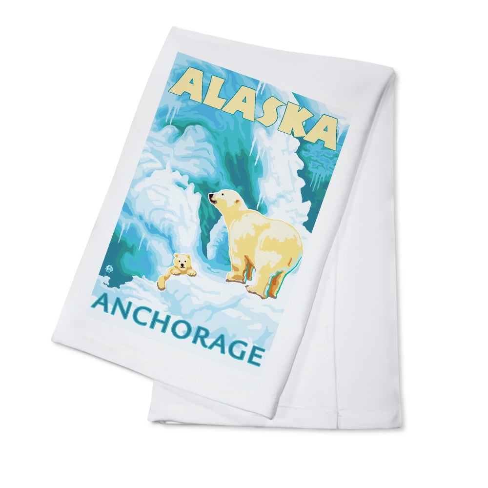 Polar Bears & Cub Anchorage, Alaska LP Original Poster