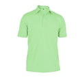 thumbnail image 1 of Monterey Club Men's Tailored Collar Light Weight Pique Solid Golf Polo Shirt #3670, 1 of 2