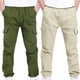 thumbnail image 1 of Cowsor 2PC Boys Cargo Sweatpants Casual Hiking Pants Joggers Athletic Trousers Cotton Loose Straight Pants for Men, 1 of 6