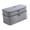 Gray, variant on POYOGA Adjustable Compartment Undergarment Storage Case Clear Drawer Type Home Use