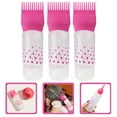 thumbnail image 1 of OUNONA Hair Dye Bottle Applicator 3Pcs Pink Plastic Root Comb with Scale for Home Use 17.0x4.5x4.5in, 1 of 7
