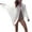 White, variant on ShomPort Chiffon Swimsuit Coverups for Women Summer Lightweight Front Open Tie Beach Cardigan Tops