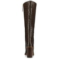 thumbnail image 3 of Journee Signature Womens Genuine Leather Tamori Extra Wide Calf Square Toe Inside Zip Knee High Boots, 3 of 9