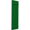 thumbnail image 3 of Ekena Millwork 14"W x 38"H Americraft Four Board (2 Batten) Exterior Real Wood Joined Board-n-Batten Shutters (Per Pair), Viridian Green, 3 of 10
