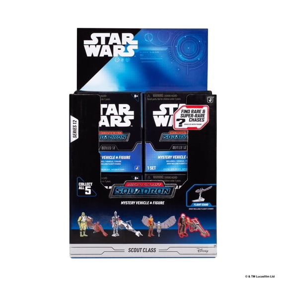 Star Wars™ Micro Galaxy Squadron Scout Class Mystery Blinds - Assorted 2.5-inch Vehicles with 1-inch Micro Figure Accessory
