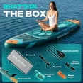 thumbnail image 4 of SOLAVERO 10'6" Inflatable Stand Up Paddle Board, Ultra-Light SUP Board with Accessories, Anti-Slip EVA Deck for Adults, 4 of 8