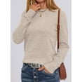 thumbnail image 4 of ANRABESS Long Sleeve Lightweight Fall Sweaters for Women| Crewneck Soft Basic Knit Pullover，2026 Fall Fashion Outfits，Casual Work Top，Travel Vacation All Day Wear,Winter Layer Clothes, 4 of 8