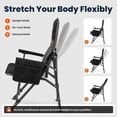 thumbnail image 5 of Overmont Camping Chair with Lumbar Support for Adults - Oversized with High Back Supports 450 LBS - Heavy Duty Folding Chair Portable for Outdoor Lawn Patio Balcony with Patent No.: US D1.028.543 S, 5 of 9
