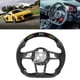 thumbnail image 1 of Volante de fibra de carbono Volante de carreras Volante de conducción Volante con pantalla de luces LED de fibra de carbono Apto para R8 MK2 TT TTS TTRS MK3 2015+ ANGGREK Otros, 1 of 8