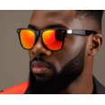 thumbnail image 3 of Polarized Sunglasses Square Light Weight Men Shades Driving Red, 3 of 8