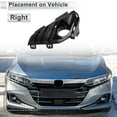 thumbnail image 3 of Unique Bargains Front Right Fog Light Grill for GMC Terrain 2018-2021 Front Lower Bumper Fog Light Cover Inserts No.23196308 ABS 1 Pc, 3 of 6