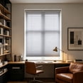 thumbnail image 6 of Yhmxh Cellular Pleated Window Shades, 39.37x15.75in Cordless Self-Adhesive Temporary Pleated Blinds, Light Filtering White Pleated Curtain for Bathroom, Kitchen, Bedroom, Privacy & Sun Protection, 6 of 6