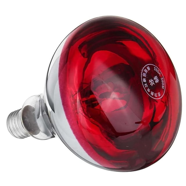 Calefactores en Focos Grandes InfraRed 15 Pzas 220V 250W 60Hz 5000hr Rosca E27 Luz Roja. VentDepot MXNFR-007