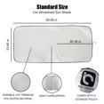 thumbnail image 3 of Foldable Windshield Sun Shade,Auto Sun Visor for UV and Sunlight Protection,Car Acccessories for Most Size 59.06*33.5 Inch, 3 of 7