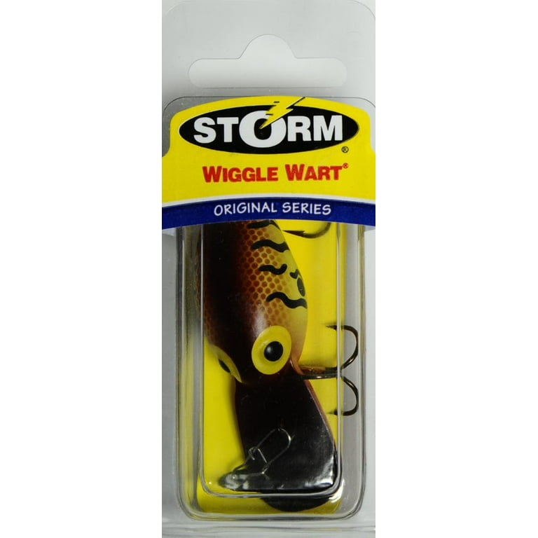 Storm Original Wiggle Wart Brown Scale/Crawdad; 2 in.