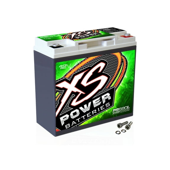 XS Power PS680L 1000 Amp 12V Power Cell 1000W AGM Car Battery CA: 370/Ah: 20