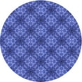 thumbnail image 1 of Ahgly Company Indoor Round Patterned Sky Blue Dress Blue Area Rugs, 7' Round, 1 of 6
