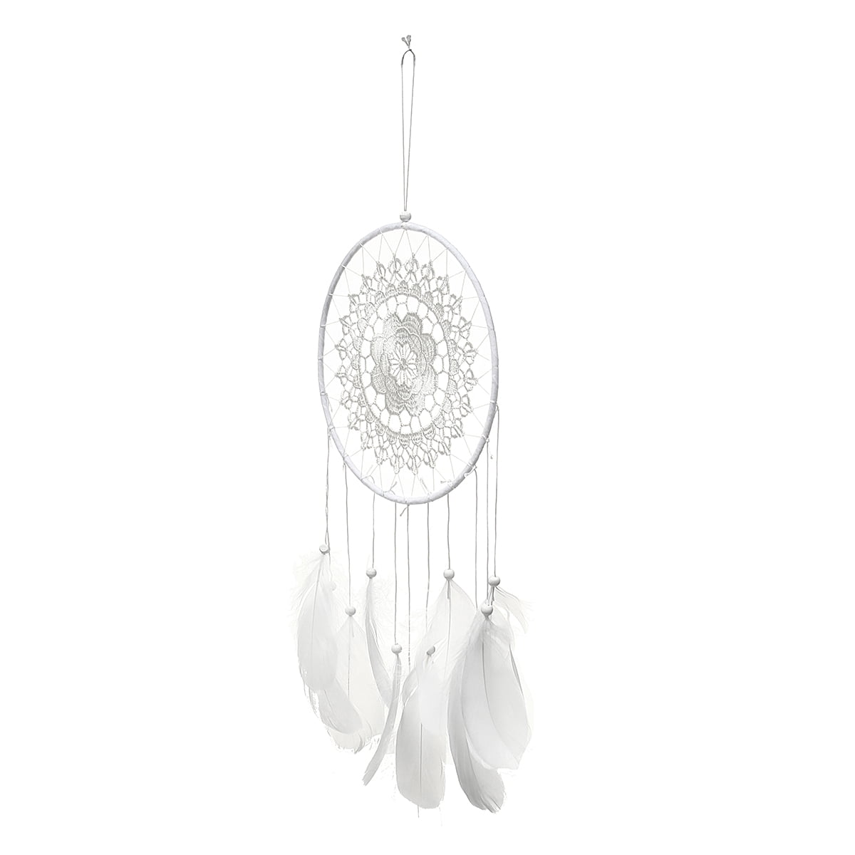 Black Feather Dream Catcher Feather Bead Wall Hanging Decor Home Decoration