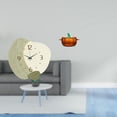 thumbnail image 2 of Reloj de pared,Reloj de pared silencioso Reloj de pared nórdico Decoración del hogar,Plato de dulces,Plato de dulces de vidrio con tapa Tarro de dulces decorativo,Para el buffet de dulces,la, 2 of 8
