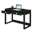 thumbnail image 3 of Convenience Concepts Newport 30.75 in. Tall 2 Drawer Desk with Charging Station, Espresso/Black, 3 of 7