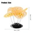 thumbnail image 2 of Unique Bargains Aquarium Simulation Coral Silicone Fluorescent Coral Glow Ornaments Fish Tank 2.36"x3.15" Orange, 2 of 7
