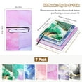 thumbnail image 2 of MoKo Book Cover, 7 Pcs Fabric Stretchable Protector for Textbook Paperbacks School Supplies, up to 9 x 11 in, 2 of 6