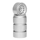 thumbnail image 4 of Neumáticos de rueda de goma de 8 piezas piezas de repuesto HSP 1/0 Rc, naranja y plateado Yotijar Llantas Beadlock Wheels, 4 of 10