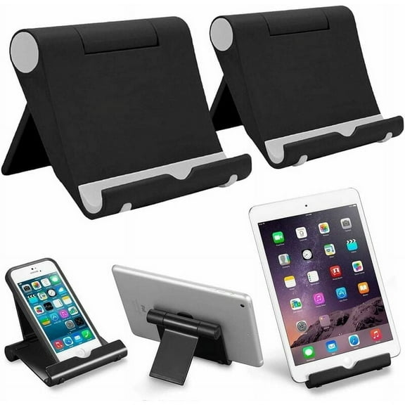 Foldable Cell Phone Stand, Large Compatibility Stand for Desk Portable Phone Stand for Home Office Travel (Weight: 36g)