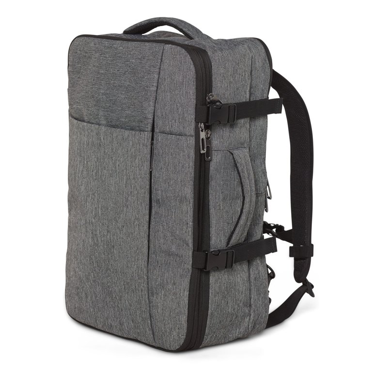 Men's Travel Backpack Expandable Carry on Backpack, Grey / 17 Laptop
