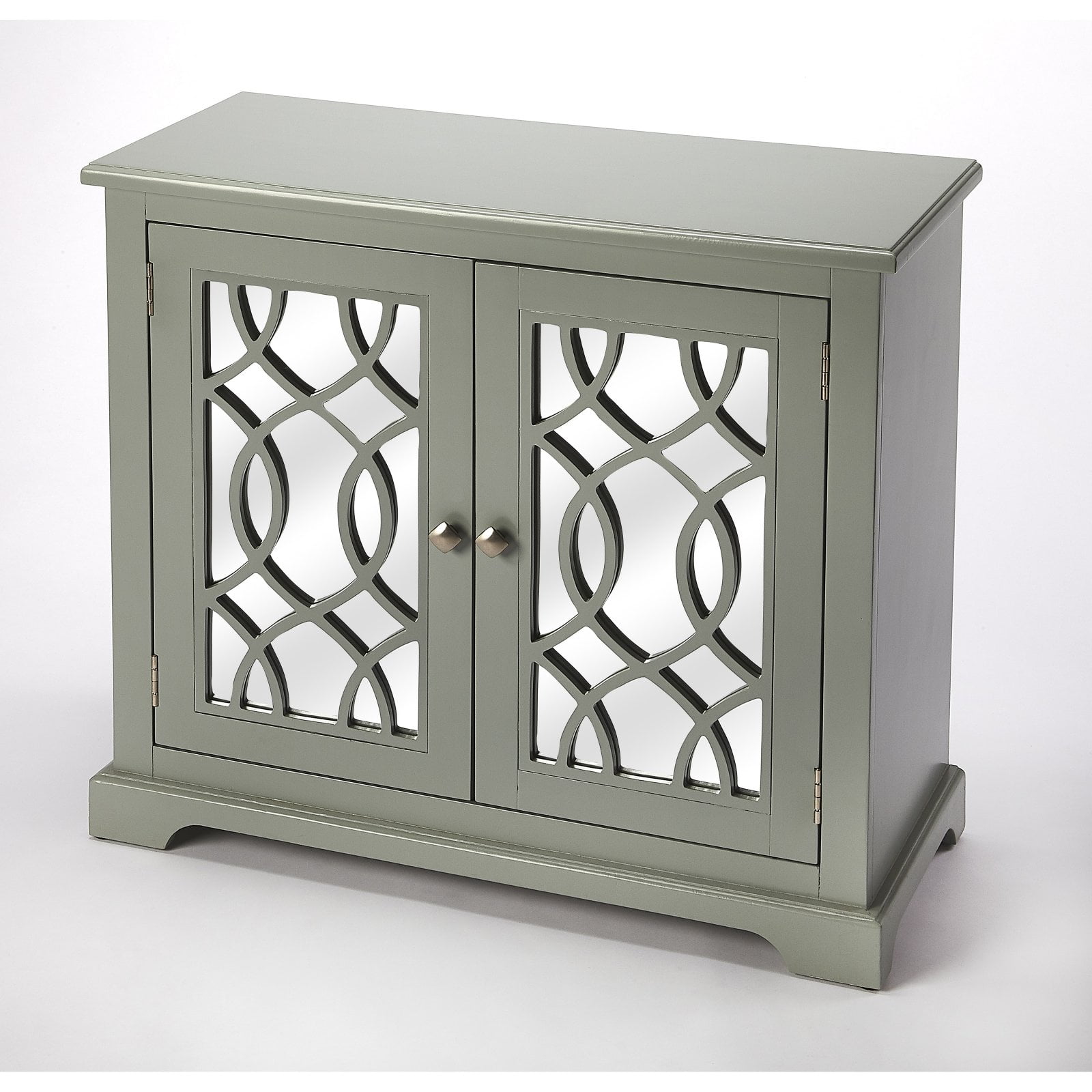 Butler Specialty Ellena 2 Door Mirrored Accent Cabinet - Walmart.com ...