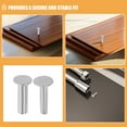 thumbnail image 2 of KAKOWELY chef knife rivets 7 Pairs Heavy Duty Knife Handle Rivets for DIY Cutlery Making Stainless Steel Cutter Handle Fasteners for Kitchen Chef Knives 1.5cm, 2 of 5