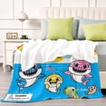 thumbnail image 4 of Baby Shark anti-pilling, suave, ligera, esponjosa y acogedora de lujo para hogar y cocina – Perfecta para niños y adultos,50X70cm, 4 of 6