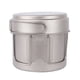 thumbnail image 4 of Kit de taza de titanio Juego de utensilios de cocina para acampar para exteriores Ultralight Titanium Set de 1100 ml de olla y sartén de 350 ml con asas plegables, 4 of 7