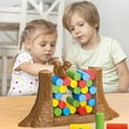 thumbnail image 1 of Fwttom Pushing Wooden Stakes Children's Table Game - Parent-Child Interactive Educational Toys, 1 of 9