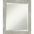 thumbnail image 4 of Amanti Art Dove Greywash Narrow Beveled Wood Wall Mirror 23.5 x 23.5 in., 4 of 5